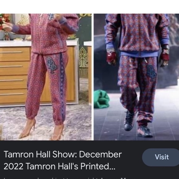 NWT Puma x Dapper Dan Collab T7 Jogger Pant Blue Indigo XXL - Picture 3 of 11